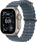 Apple MF0Q4LW-A Watch Ultra 3 (2025) 5G 49mm Black Titanium Case with Ocean Band Black (195950484656) - USA Spec